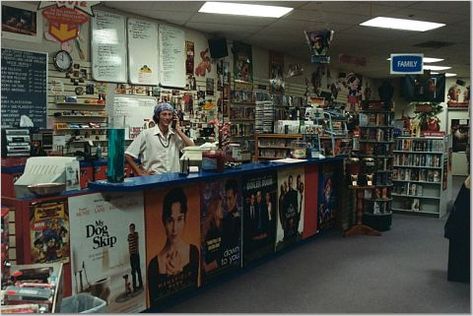 Movie Rental Aesthetic, Vhs Store Aesthetic, Movie Store Aesthetic, 90s Video Store, Video Store Aesthetic 90s, 80s Video Store, Physical Media Aesthetic, Video Store Aesthetic, Movie Rental Store