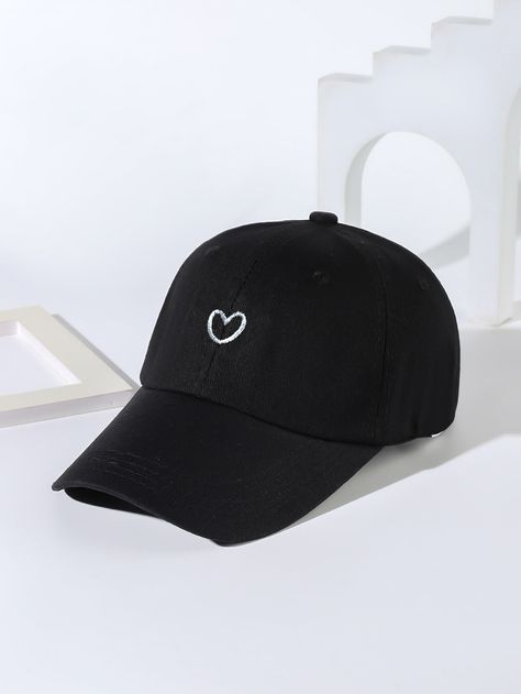 Black Cap For Women, Black Cap Women, Cute Baseball Caps For Women, Cute Black Cap, Aesthetic Caps, Crew Socks Outfit, Cap Aesthetic, Pink Shirt Outfit, Trendy Caps