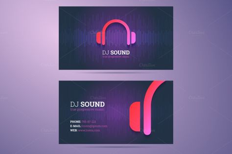 dj-business-card-dj-visiting-card-dj-visiting-card-design Engineer Business Card, Headphones Icon, Dj Business Cards, Dj Business, Music Business Cards, Card Night, Visiting Card Templates, Business Stock Images, Dj Sound