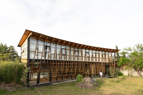 Gallery of Ágape Productive Housing / Rama Estudio - 8 Yoga Architecture, California Architecture, Natural Landscaping, Timber Architecture, Sustainable Building Materials, Timber Buildings, Public Architecture, Therapeutic Art, Landscape And Urbanism