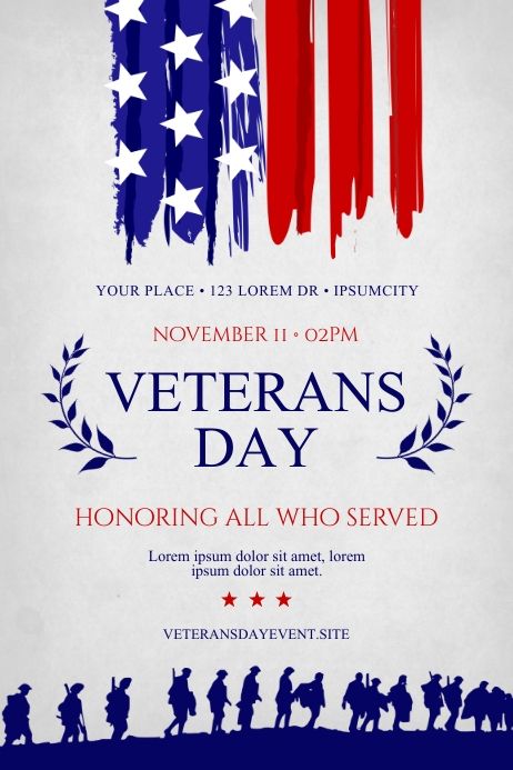 VETERANS DAY POSTER Veterans Day Flyer Design, Veteran Day Poster Ideas, Veterans Day Graphic, Veterans Day Poster, Campaign Design, Church Media Design, Hero Image, Veteran's Day, Joining The Army