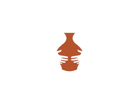 Logo Concept for a Clay Work Company by Farooq Shafi on Dribbble Pottery Tattoo Ceramics, Clay Logo Design, Clay Pot Drawing, Pottery Logo Design Ideas, Clay Branding, Clay Tattoo, Pottery Tattoo, Clay Logo, Pottery Illustration