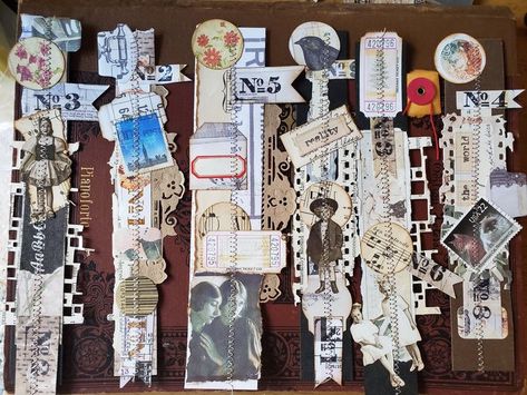 Ephemera Cluster for Junk Journals Paper Snippet Rolls Inspiration, Ephemera Ideas, Art Journaling Supplies, Junk Journal Embellishments, Journal Elements, Journal Embellishments, Journaling Supplies, Art Journal Cover, Diy Journal Books