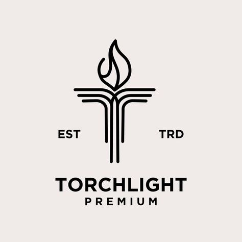 Vector torch letter t logo icon design i... | Premium Vector #Freepik #vector #torch-logo #olympic-torch #fire-torch #torch Torch Illustration Design, Torch Logo Design, Torch Bearer, Torch Design, Letter T Logo, Fire Icon, Rc Logo, Olympic Logo, Fire Torch