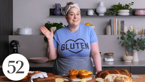 Fearless baker Erin McDowell is back to explain all things yeast. In this episode of "Bake It Up a Notch," Erin will show you how to make an easy lean bread (ciabatta) and a more complex enriched bread (salted butter brioche). This baking tutorial also includes explanations of different types of yeast (and when to use them), preferments, baker's percentage, how to adjust your rise times and the visual cues for proofing a yeasted recipe. Happy baking! Bread Ciabatta, Erin Mcdowell, Bread Brioche, Vanilla And Chocolate Cupcakes, Basic Bread Recipe, Cooking Decorating, Cooking Substitutions, Baking Products, Baking Projects