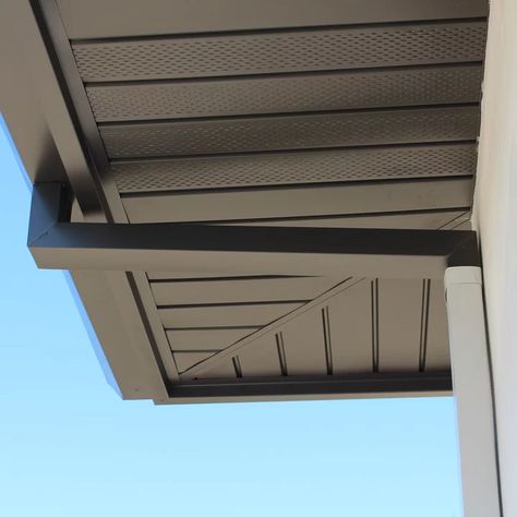 75 Beautiful Soffit And Fascia Home Design Pictures & Ideas - April, 2021 | Houzz Decorative Soffit Ideas, Grey Fascia And Soffit, House Eaves Exterior, Brown Soffit And Fascia, Dark Soffits Exterior, Fascia And Soffit Colors, Facia And Soffit Ideas, Black Soffit And Fascia Grey Siding, Bronze Soffit And Fascia