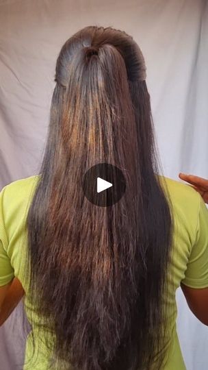 97K views · 16K reactions | Try this half up ponytail hairstyle hack ✅♥️
.
.
.
.
#hairstyling #holihacks #hairtutorial #hair #hairideas #hairhack #ponytail #ponytailhack #reels #reelitfeelit #hairstyletutorial | Nisha Ghosh | content creator | Jatin-Lalit · Koi Mil Gaya (Sped Up) Up Ponytail Hairstyles, Half Up Ponytail Hairstyles, Half Up Ponytail, Up Ponytail, Ponytail Hairstyle, Ponytail Hairstyles, Half Up, Content Creator, Hair Hacks