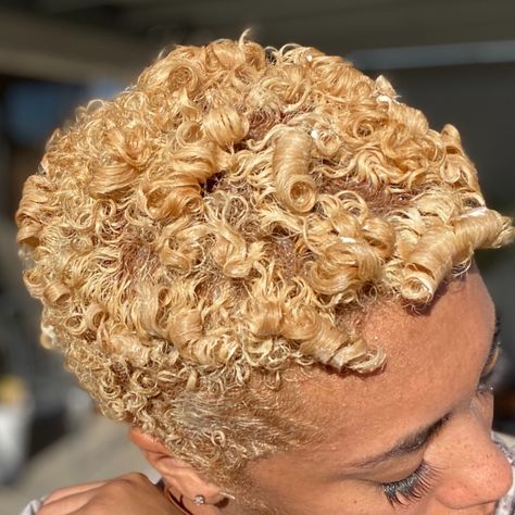 Blonde Natural Short Hair, Honey Blonde Hair On Black Women Natural Short, Bleaching Natural Hair, Bleached Natural Hair Black Women, Bleached Black Hair, Blonde Hair On Black Women Natural Hair, Honey Blonde Short Hair Black Women, Short Blonde Natural Hair Black Women, Honey Blonde Twa Natural Hair