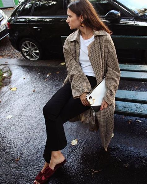 Beige Outfit, Coat Outfit, Looks Street Style, Business Outfit, Looks Chic, Look Vintage, 가을 패션, Looks Style, Look Cool