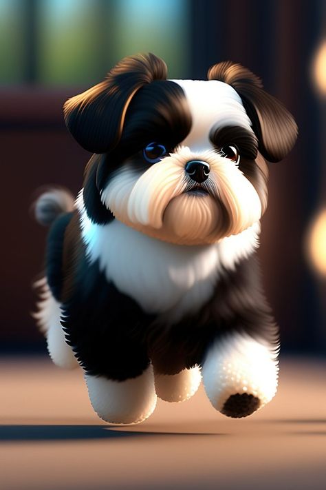 Download free HD stock image of Ai Generated Dog Chien Shih Tzu, Puppy Pose, Rescue Puppies, Shih Tzu Dog, Dog Wallpaper, Pets Dogs, Arte Animal, Charles Spaniel, Love Pet