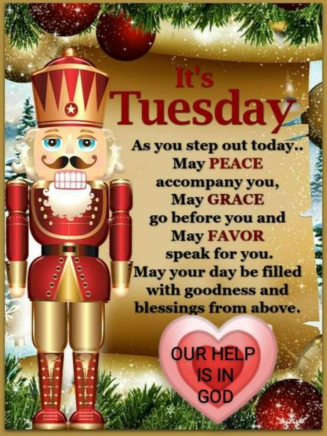 Christmas Tuesday, Christmas Morning Quotes, Tuesday Christmas, December Inspiration, Advent Prayers, Weekly Quotes, Tuesday Quotes Good Morning, Tuesday Greetings, Christmas Wishes Messages