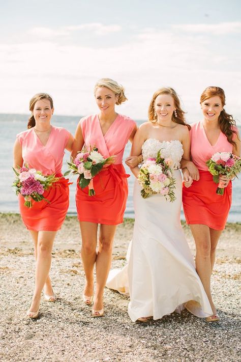 Bridesmaid Dresses For Beach Wedding, Dresses For Beach Wedding, Dresses For Beach, Beach Wedding Pink, Beach Wedding Bridesmaid Dresses, Beach Bridesmaids, Spring Bridesmaid Dresses, Beach Wedding Bridesmaids, Coral Bridesmaid