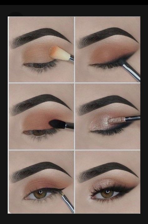 No Make Up Make Up Look, Matte Eye Makeup, Shimmer Eye Makeup, Beginners Eye Makeup, Eye Makeup Techniques, Makeup Tutorial Eyeliner, Makeup For Black Skin, Makeup Artist Tips, Eye Makeup Pictures