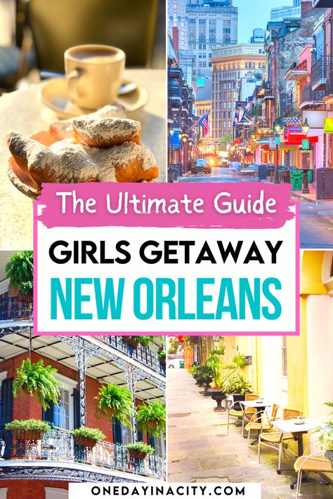 Experience the magic of a New Orleans girls' trip with our curated guide to the best things to do in the Big Easy! From savoring iconic cuisine to exploring historic neighborhoods and enjoying lively jazz scenes, make unforgettable memories with your squad in this vibrant city. Girls Trip To New Orleans, Girls Trip New Orleans, New Orleans Girls Trip, New Orleans Things To Do In, Weekend In New Orleans, New Orleans Vacation, Great Vacation Spots, Girls Weekend Getaway, Girlfriends Getaway