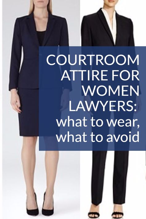 Wondering what to wear for trials, depositions, arbitrations, and other important things? Here's our advice on the best courtroom attire for women lawyers: Lawyer Fashion Women, School Interview Outfit, Courtroom Attire, Law School Fashion, Lawyer Dress, Law School Outfit, Court Attire, Court Outfit, Attorney Outfit