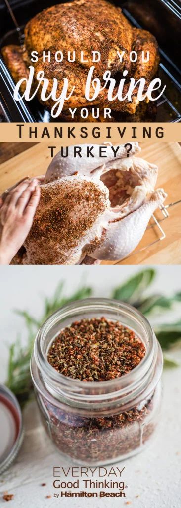 Dry Turkey Brine, Turkey In Roaster Oven, Brine Turkey, Dry Brine Turkey, Brine Recipes, Dry Brine, Turkey Brine Recipes, Frozen Turkey, Turkey Brine