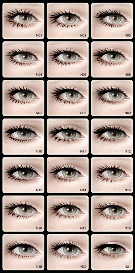 Best Sims 4 Cc, Sims Makeup, Eyelash Design, Cc Makeup, Sims 4 Cc Eyes, The Sims 4 Skin, Pelo Sims, Sims 4 Cc Makeup, Sims 4 Cc Skin