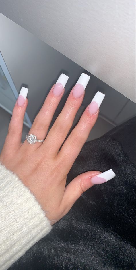 Different French Manicure Ideas, French Manicure Ideas, Reverse French Manicure, Reverse French, Young Nails, Falling In Reverse, Manicure Ideas, French Manicure, French Nails