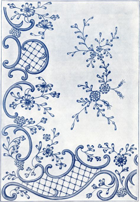 Victorian Embroidery, Stitches Design, Hand Embroidery Patterns Free, Floral Embroidery Patterns, Pola Sulam, Embroidery Transfers, Learn Embroidery, Embroidery Patterns Vintage, Embroidery Flowers Pattern