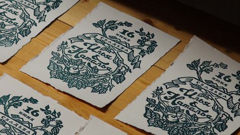 Wedding Invitations on Behance Placeholders Wedding, Linocut Wedding, Printed Wedding Invitations, Folk Wedding, Illustration Projects, Secret Wedding, Moon Wedding, Wedding Logo, Printing Wedding Invitations