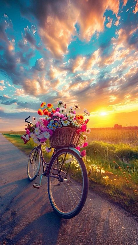 Bicycle With Flowers, Pretty Flowers Photography, Flowers Photography Wallpaper, Iphone Wallpaper Hd Nature, Floral Wallpaper Phone, Pretty Phone Wallpaper, Lovely Flowers Wallpaper, Trending Pins, Wallpaper Nature Flowers