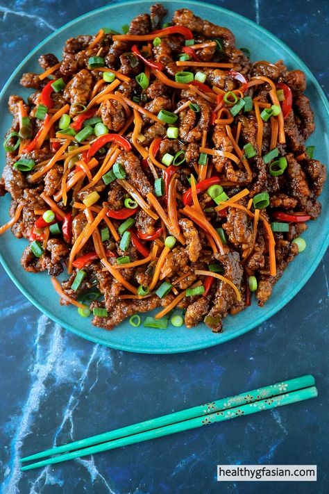 Gluten Free Crispy Shredded Beef Gluten Free Chinese Recipes, Crispy Shredded Beef, Gluten Free Chinese Food, Asian Recipes Healthy, Gluten Free Asian Recipes, Gluten Free Asian, Chinese Diet, Gluten Free Chinese, Crispy Beef