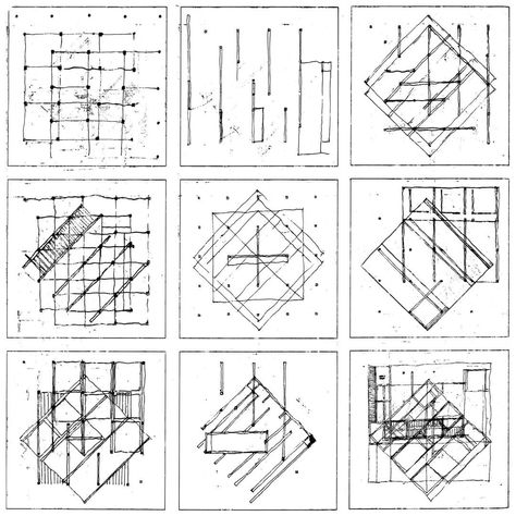 House Iii Peter Eisenman, Peter Eisenman Diagram, Peter Eisenman Architecture, Waterfront Architecture, Peter Eisenman, Water Architecture, Autocad Tutorial, Architecture Drawing Plan, Architecture Presentation Board