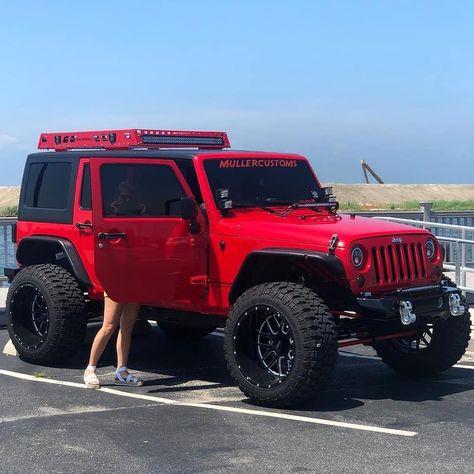 Red Wrangler, Best Jeep, Custom Jeep Wrangler, Dodge Srt, Edc Bag, Cars Jeep, New Jeep, Custom Jeep, Jeep Jl