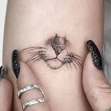 Cat Nose Tattoo Realistic, Cat Nose Print Tattoo, Cat Nose Tattoo, Tattoo For Cat That Passed, Cat Tribute Tattoo, Tattoo Ideas Cat, Cat Tattoos Ideas, Best Friends Tattoo, Cat Eye Tattoos