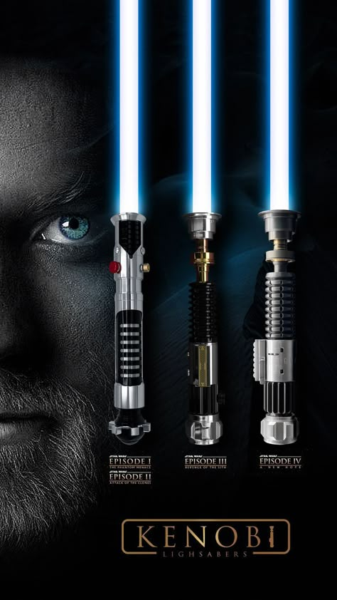 Obi Wan Lightsaber, Lightsaber Tattoo, Lightsaber Hilts, Jedi Lightsaber, Lightsaber Design, Star Wars Lightsaber, Lightsaber Hilt, Sabre Laser, Star Wars Background