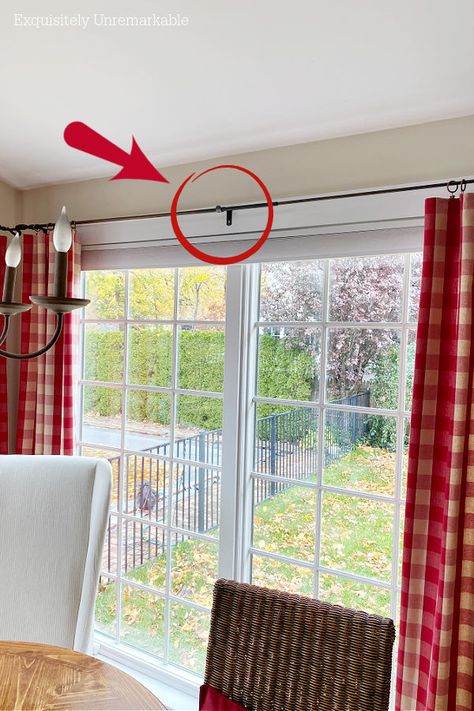 Center Curtain Bracket Curtain Rod Decor Ideas, Where To Place Curtain Rod Brackets, Curtain Rod Ideas For Large Window, Curtain Rod Cover Ideas, Hanging A Curtain Rod, Short Curtain Rods Ideas Large Windows, How To Put Up Curtain Rods, Hiding Curtain Rods, Alternative To Curtains Ideas