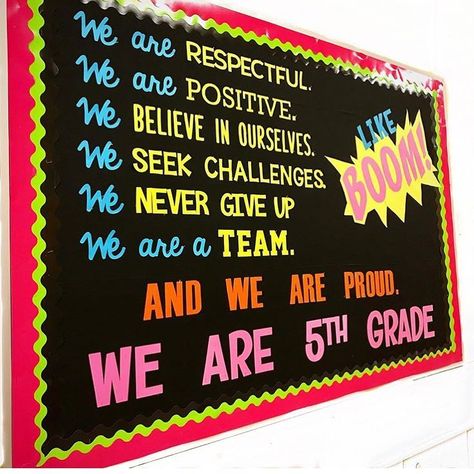 Get the best back-to-school bulletin board ideas right here from WeAreTeachers' most creative educators. You'll want to steal these ideas! Hallway Bulletin Boards, Classroom Goals, Back To School Bulletin Boards, 5th Grade Classroom, Bulletin Board Ideas, Classroom Bulletin Boards, School Bulletin Boards, Board Decoration, Classroom Door