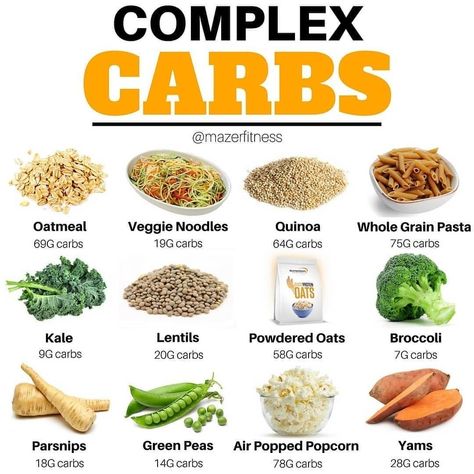 💥💥COMPLEX CARBS💥💥-ALL nutrition values per 100 grams of uncooked, raw product.-🐣No no, carbs are not the enemy and if anyone dares to argue differently in the comments, I’m going to call that person a muggle in the comments. You muggle.-These healthy, complex carbs sources are a GO-TO choice when it comes to either fat loss, muscle building and healthy eating. But they’ll also help you be energized longer than when you’re eating those simple sugary carbs. Nothing wrong with .. Healthy Carbs List, Complex Carbs, Good Carbs, Healthy Carbs, Resep Diet, Food Info, Food Facts, Blood Sugar Levels, Healthy Nutrition