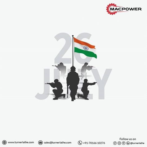 Salute to all the valiant warriors of the Indian Armed Forces who have given their life in the service of our country. Happy Kargil Vijay Divas! #macpower #kargilvijaydiwas #kargilwar #kargil #india Kargil Vijay Divas, Indian Armed Forces, Tata Cars, Armed Forces, Diva, India, Quick Saves