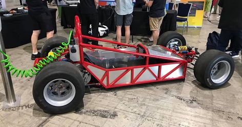 Electric Car Engine, Electric Kart, Tesla Electric Car, Tesla Motor, Electric Car Conversion, Electric Pickup Truck, Homemade Go Kart, Electric Go Kart, Tube Chassis