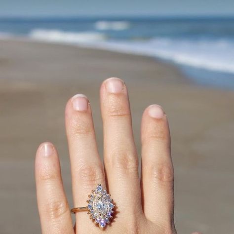 Heidi Gibson on Instagram: "“Thank you very much for helping me have the best day and moment of my life!. I wanted to let you know that I received the ring and that she said yes! I could not be more excited.” - Ian W. with the diamond Valentina in yellow gold 💛" Heidi Gibson Ring, Heidi Gibson, Have The Best Day, She Said Yes, The Best Day, She Said, The Ring, Life I, Gibson