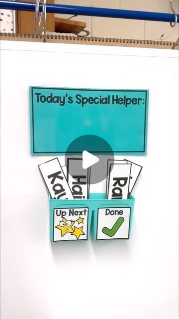 Linda Kenngott | 1st Grade Teacher on Instagram: "⭐️ FLASH FREEBIE⭐️ Type: LINK below if you want me to DM you the link!  MORE about Special Helper ⬇️  What: Instead of everyone having classroom jobs I pick 1 Special Helper each day. This child does any and all of the classroom jobs all day long.   Why:  It is so much more efficient for you, the teacher, than having to set up and manage classroom jobs. No classroom job board. No taking time to reassign jobs regularly. No managing and remembering who already did what job and whose turn is next. Plus, students love being the Special Helper.  How:  Set up the special helper set once and you’re good to go for the whole year!  Type each students name on a card, laminate, cut, Velcro dot, done!   Set up 2 bins with the labels “up next” and “done Special Helper Of The Day, Helper Of The Day Classroom, Classroom Jobs Preschool, Classroom Job Board, Class Helpers, Classroom Jobs Board, Helper Chart, Classroom Job, Community Helpers Theme