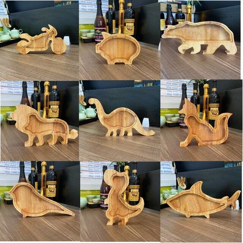 Savings Money, Trex Dinosaur, Wooden Piggy Bank, Bandsaw Box, Wooden Money Boxes, Bear Animal, Money Bank, Diy Holz, Coin Bank