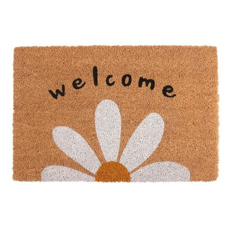 https://kpwstore.co.uk/product/natural-daisy-welcome-doormat/ Diy Doormat, Fresh As A Daisy, Leeds United Fc, Home Feeling, Broom Handle, Rangers Fc, Daisy Design, Welcome Door, Welcome Door Mats