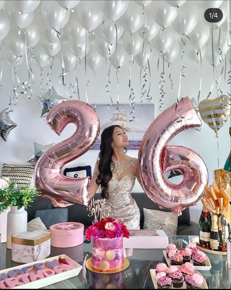 Pink birthday idea Birthday Cake 26th Birthday Girl, 29 Birthday Ideas For Women Theme, 26th Birthday Cake For Women, Birthday Cake 26th Birthday, 26th Birthday Ideas For Women, 26 Birthday Ideas, 26th Birthday Ideas, 26th Birthday Cake, 26th Birthday Decorations