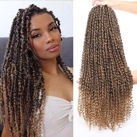 Xtrend 22 inch 8Packs Pre-twisted Passion Twist Crochet Braids Hair Water Wave Pre twisted Passion Twist Hair Synthetic Braiding Extensions 12 Strands/Pack for Black Women T27# : Amazon.co.uk: Beauty X Pression Twist, Extra Small Passion Twists Long, Passion Twist Crochet Braids, Pre Looped Passion Twist, Passion Twists 1b/30, Braiding Extensions, Outre Purple Pack Deep Wave, Passion Twist Crochet, Crochet Braids Hair