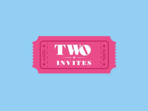 2 invites dribbble Ticket Animation, Launch Graphics, Ticket Logo, Creative Post Ideas, Promo Banner, Background Motion, Movie Ticket, Motion Graphics Gif, Up Animation