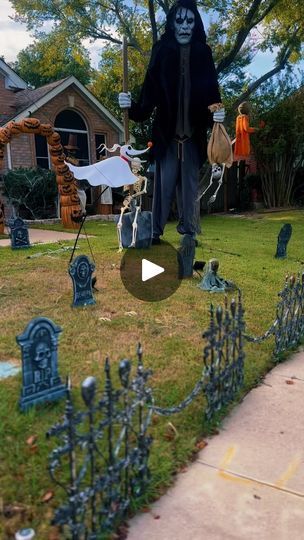 3.7K views · 2.5K reactions | Welcome to the Halloween graveyard, where the spirits come to life! 👻🎃 #HalloweenGraveyard #SpookyDecor #CreepyVibes | BuyTopia | buytopiashop · Original audio Haunted Objects, Halloween Graveyard, Halloween Porch, Spooky Decor, Haunted Places, Graveyard, This Is Us, Halloween