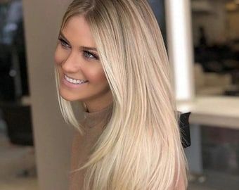 Straight Hairstyles Ideas, Ash Blonde Hair Dye, Sleek Straight Hairstyles, Blond Hairstyles, Red Balayage Hair, Blonde Layered Hair, Ash Blonde Balayage, Blond Balayage, Cool Blonde Hair