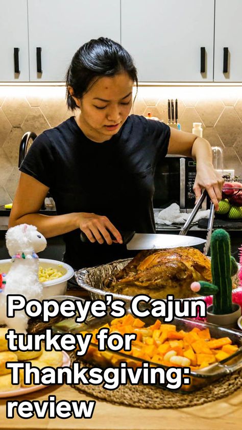 Popeyes Turkey Recipe, Popeyes Cajun Turkey Recipe, Cajun Turkey Recipe, Cajun Fried Turkey, Precooked Turkey, Cajun Turkey, Popeyes Chicken, Holidays 2023, Frozen Turkey