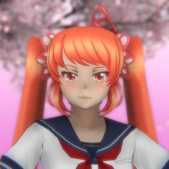 Info Chan, Osana Najimi, Martial Arts Club, Mai Waifu, Yandere Simulator Characters, Ayano Aishi, Orange Eyes, Yandere Characters, Childhood Games