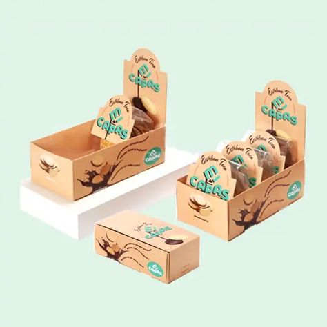 Custom Supermarket Retail Display Box Packaging Cardboard Pdq Counter Display Box Chocolate Candy Snack Tear Paper Display Box Counter Display Design Retail, Energy Bar Packaging, Snack Box Packaging, Lollipop Display, Cosmetics Display Stand, Pallet Display, Bar Packaging, Paper Display, Packaging Cardboard