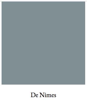 De Nimes (name) An interesting deepish grayish-blueish-greenish. (in that order) I think that it might make a good house color. Red Dining Room, Hallway Colours, Farrow And Ball Paint, Farrow And Ball, Room Paint Colors, Vintage Makeup, Pretty Colors, Decoration Inspiration, Spare Room