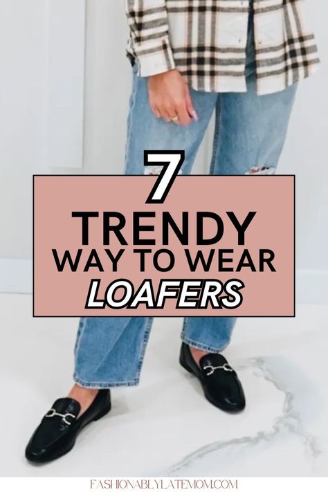 Get inspired by these Women's Fashion ideas on How to Style Loafers for any occasion. This guide shows how to pair Women's Shoes like loafers with everything from jeans to dresses for a versatile look. Whether you're going for a laid-back style or a more professional outfit, loafers are a must-have addition to your shoe collection. Burgundy Penny Loafers Outfit Women, Ladies Loafers Outfits, Women’s Loafers Dress Outfit, Work Outfit Loafers, Loafers For Women Outfit Dress, Styling Loafers Women, Flat Loafers Outfit, Jeans And Loafers Outfit, How To Wear Loafers Women