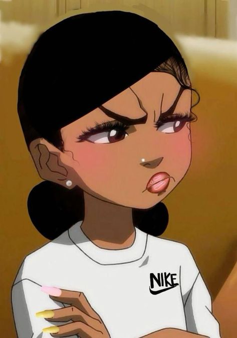 Cute Baddie Profile Pictures, Cute Animated Profile Pictures, Pdp Aesthetic Girl, Tiktok Wallpaper Profile, Melanin Cartoon Black Art, Funny Wallpapers Iphone Mood, Cartoon Profile Pics Black Women, Baddie Cartoon Pfp Wallpaper, Black Cartoon Characters Wallpaper